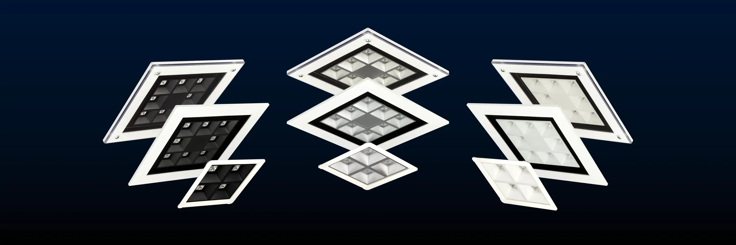 Tetra und Tetra Mini – elegante, moderne quadratische Downlights