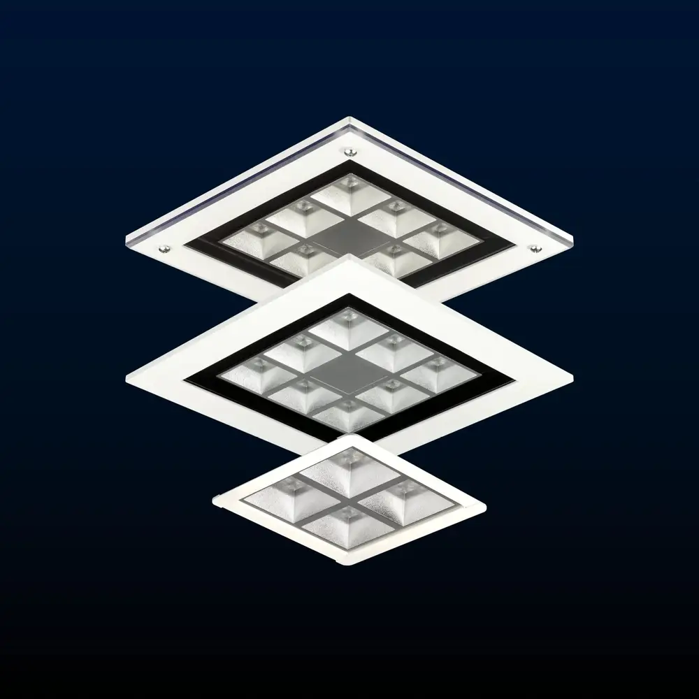 Tetra und Tetra Mini – elegante, moderne quadratische Downlights